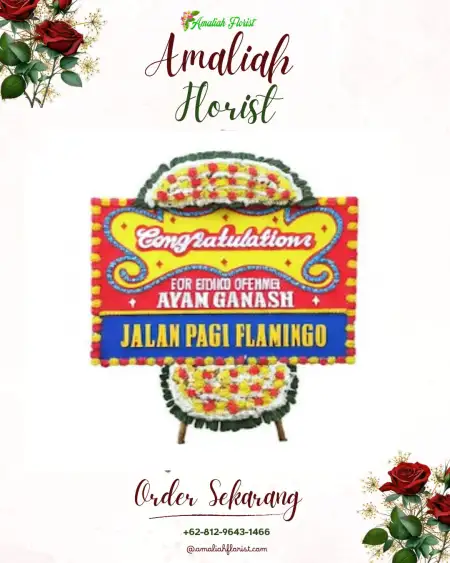 Sewa Papan Bunga Pakantingan